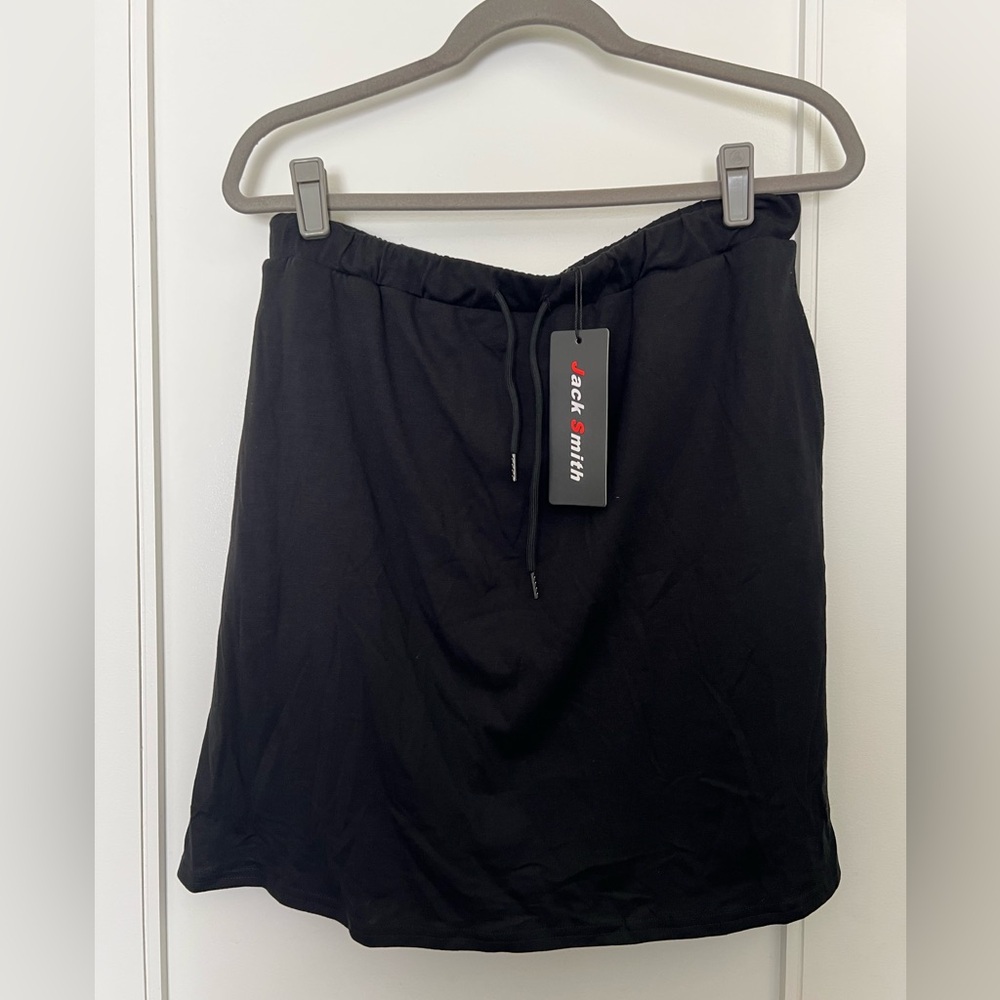 NWT Black Sporty Skort